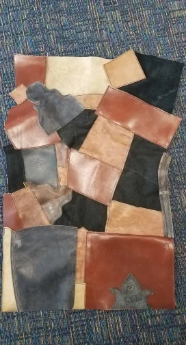 Leather Patchwork Mat