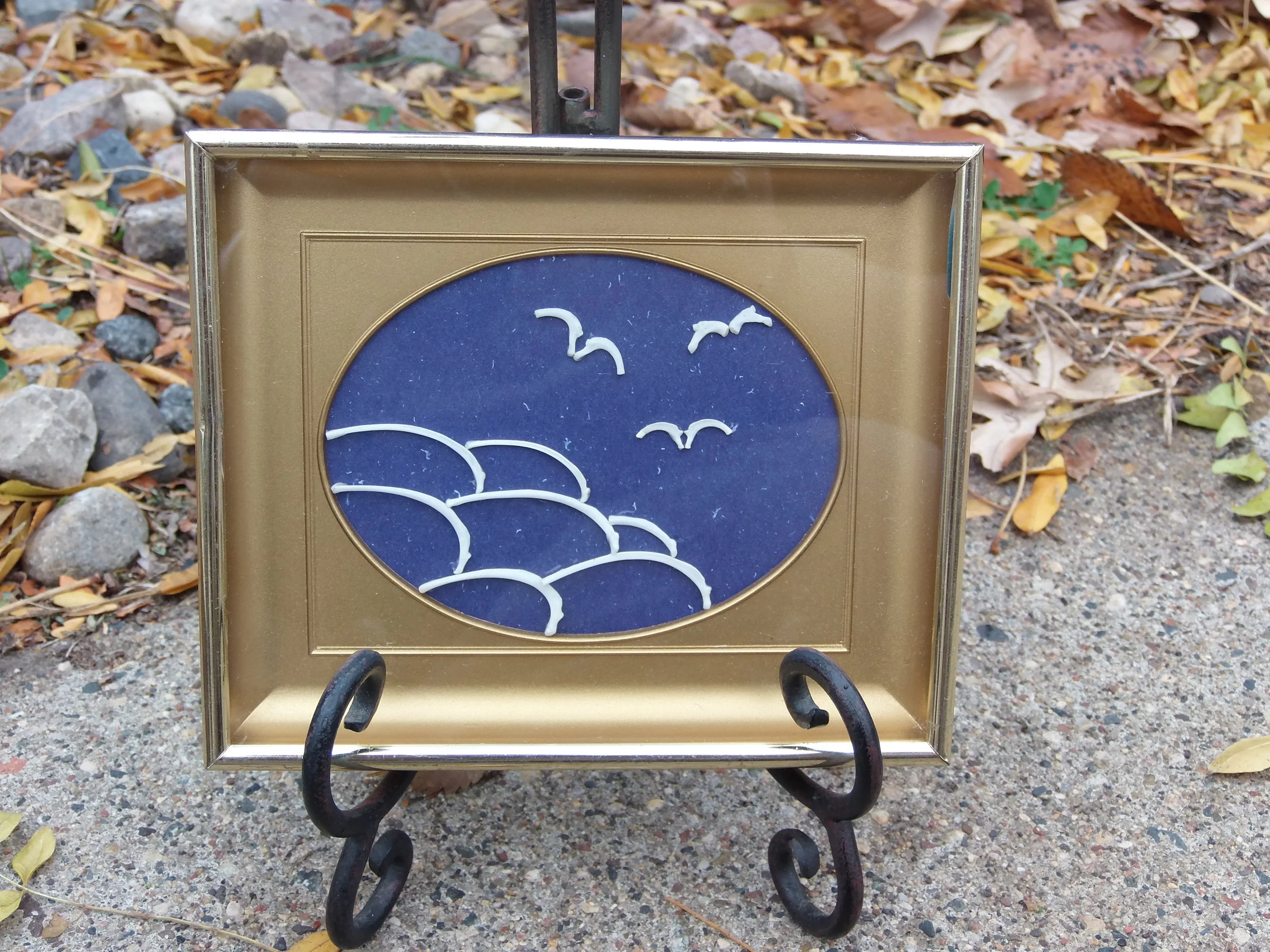 bone birds on the sea