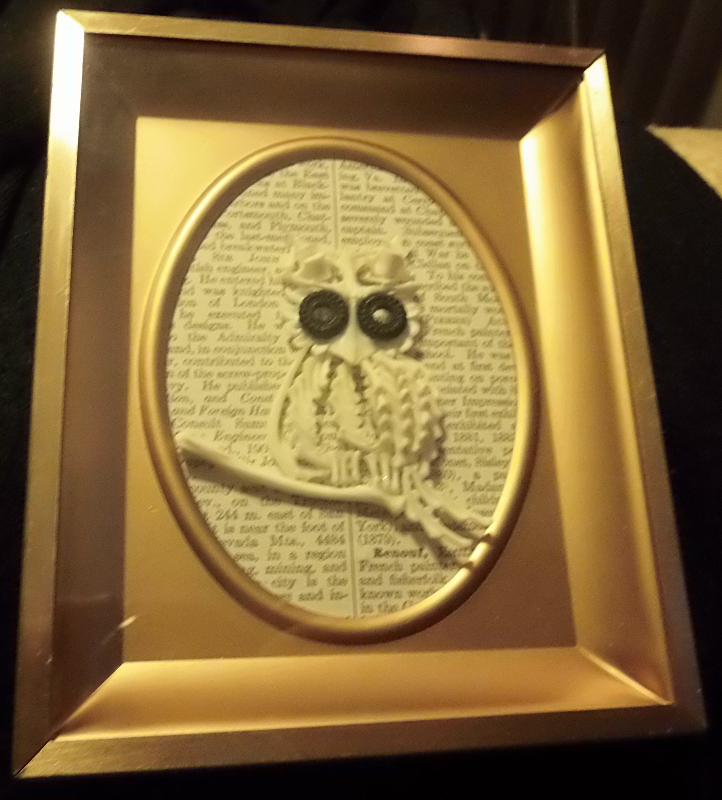Bone Owl Frame
