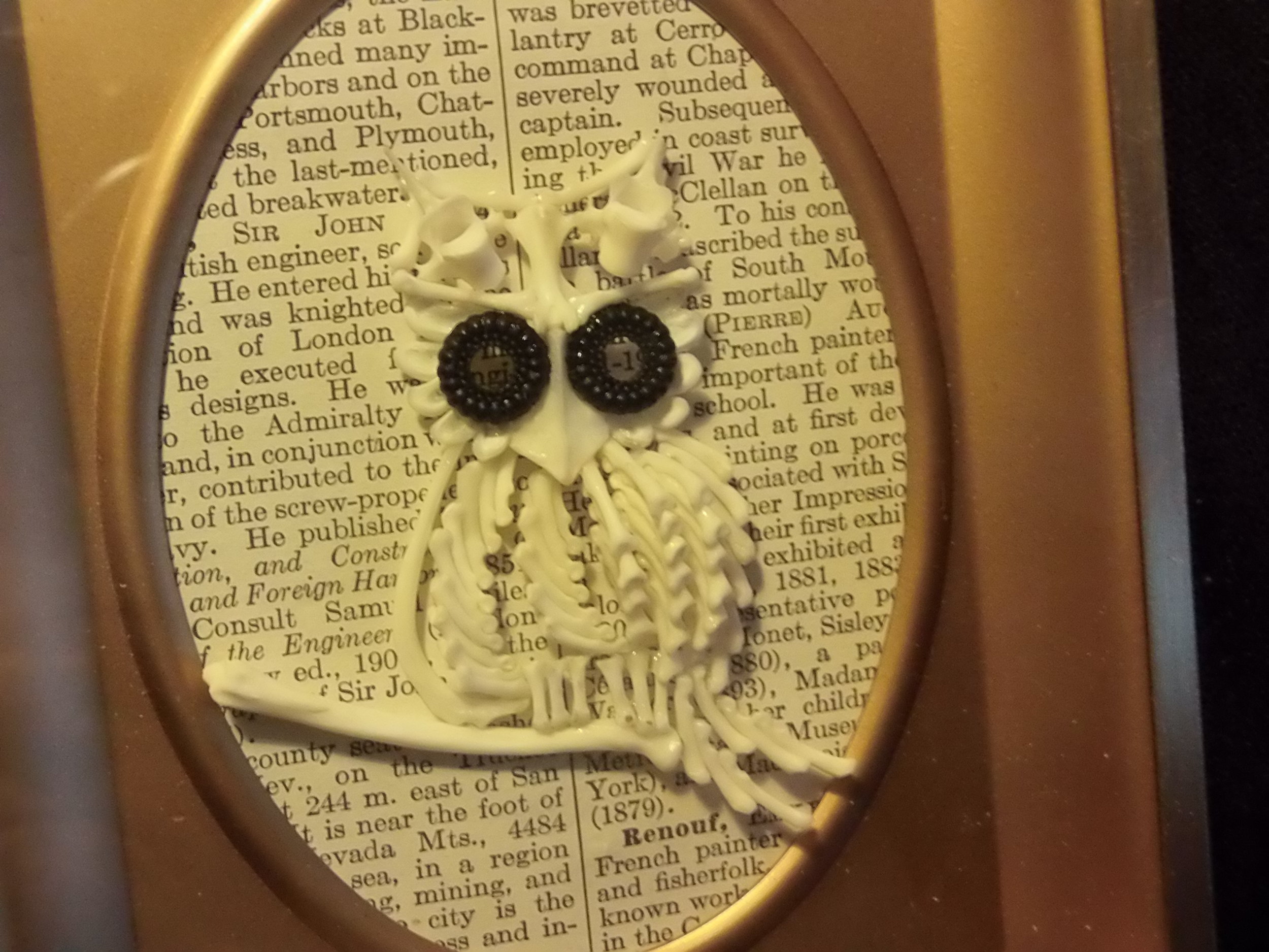 Bone Owl Frame