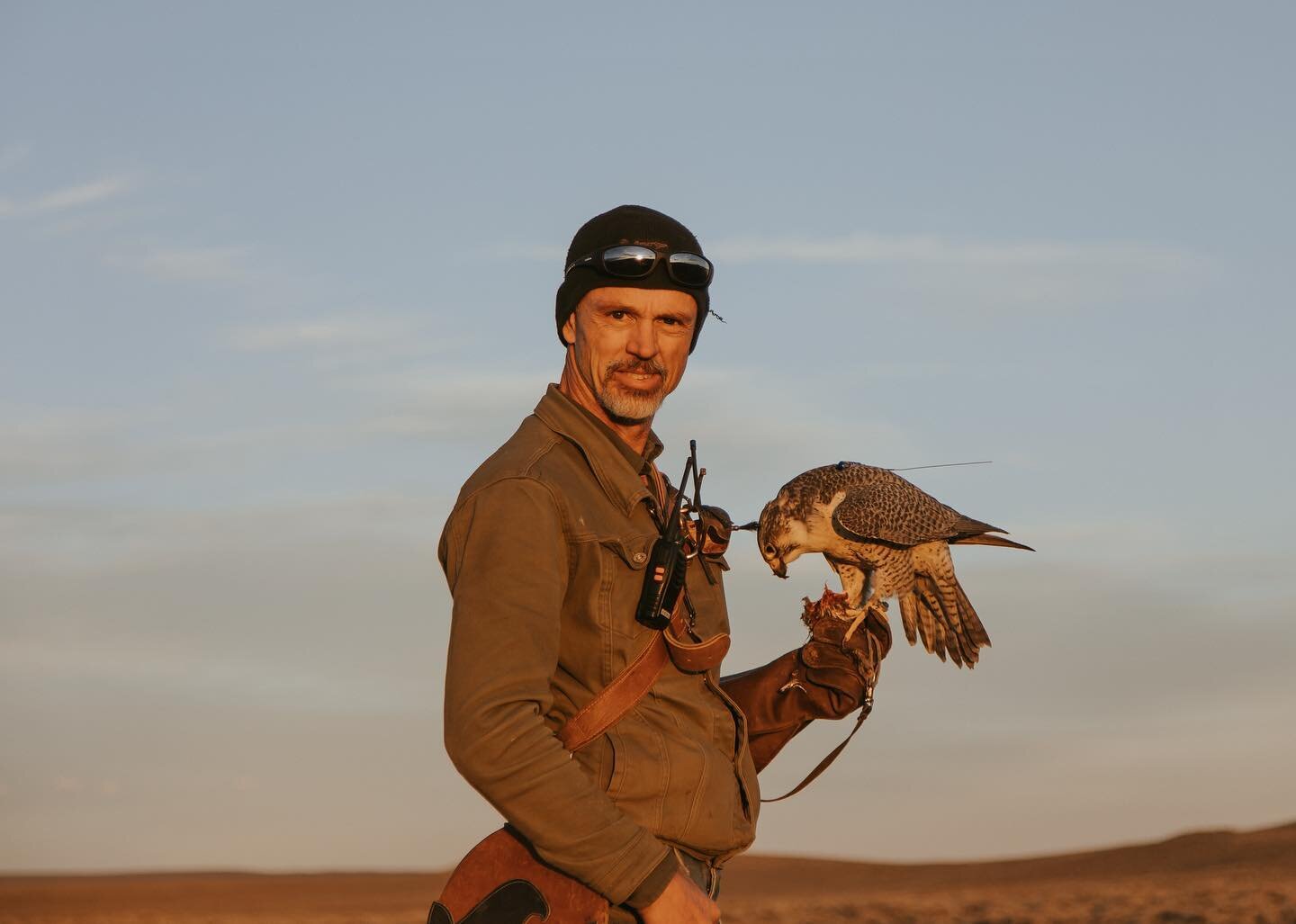 Episode 46: Steve Jones, The School Bus Falconers.

Each year, a hardy group of falconers tow their campers and teepees far into the remote southwestern Wyoming desert, where they situate them around Steve Jones' customized school bus. In this episod