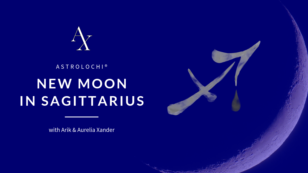 NEW MOON @ 15° SAGITTARIUS DEC. 7, 2018, 07:21 AM UTC