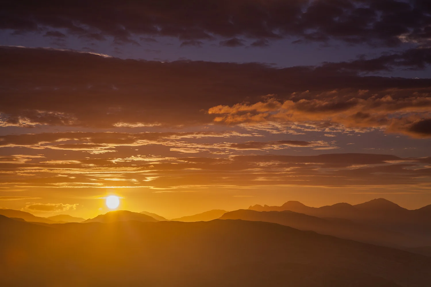 Arrochar Alps Sunset