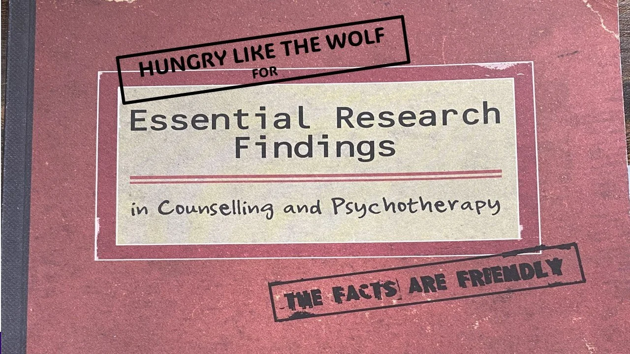 Hungry Like the Wolf for Essential Research Findings in Counselling and Psychotherapy: Duran Duran and Me