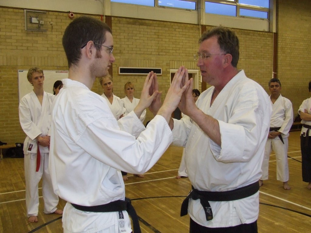 “Join, pace, lead” and all with the softest of connections of the very tips of the finger tips