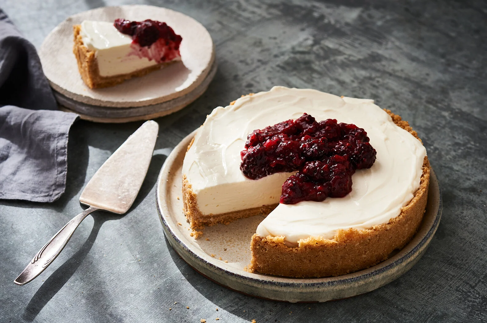 NO-BAKE CHEESECAKE