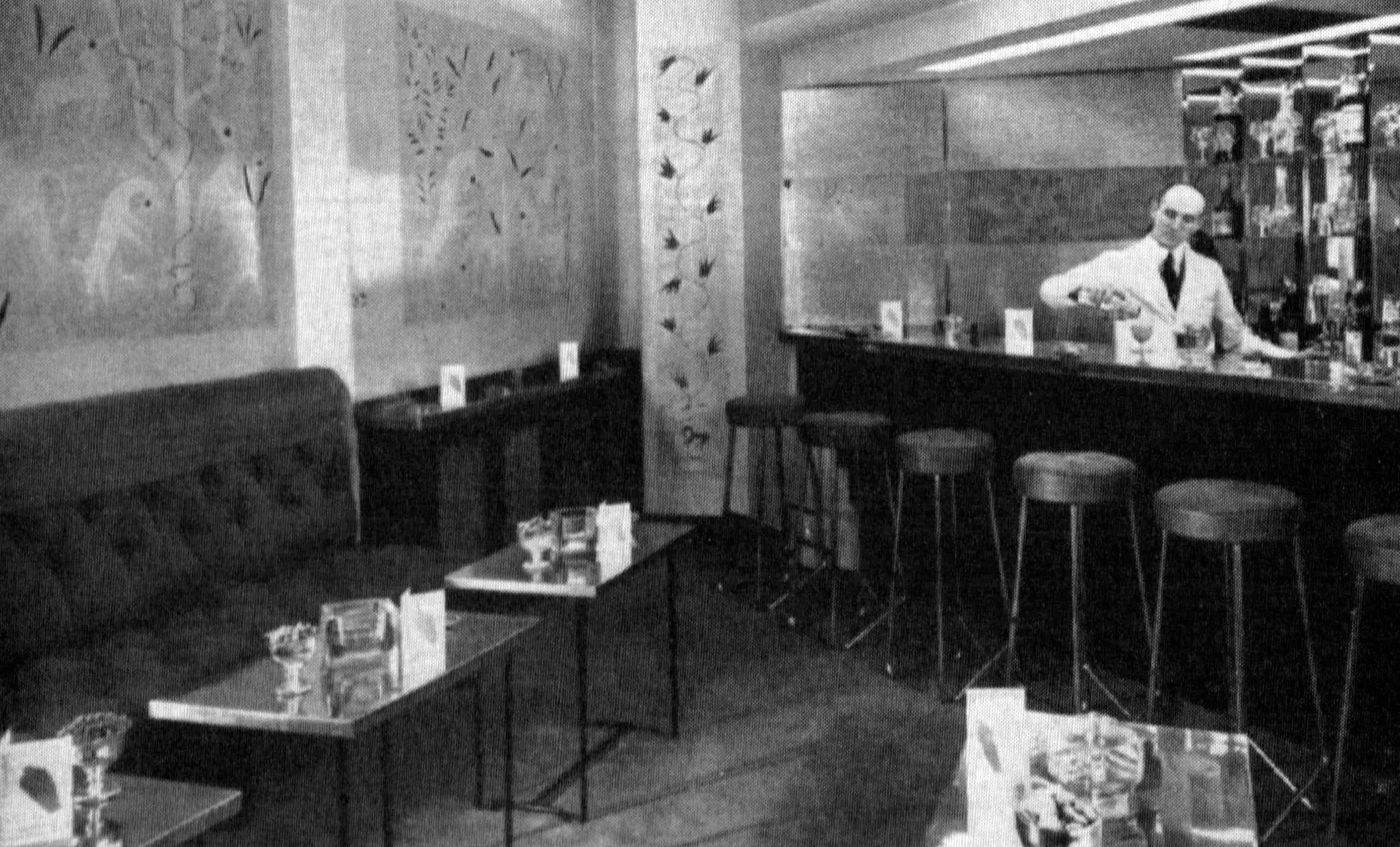 The hotel’s cocktail bar