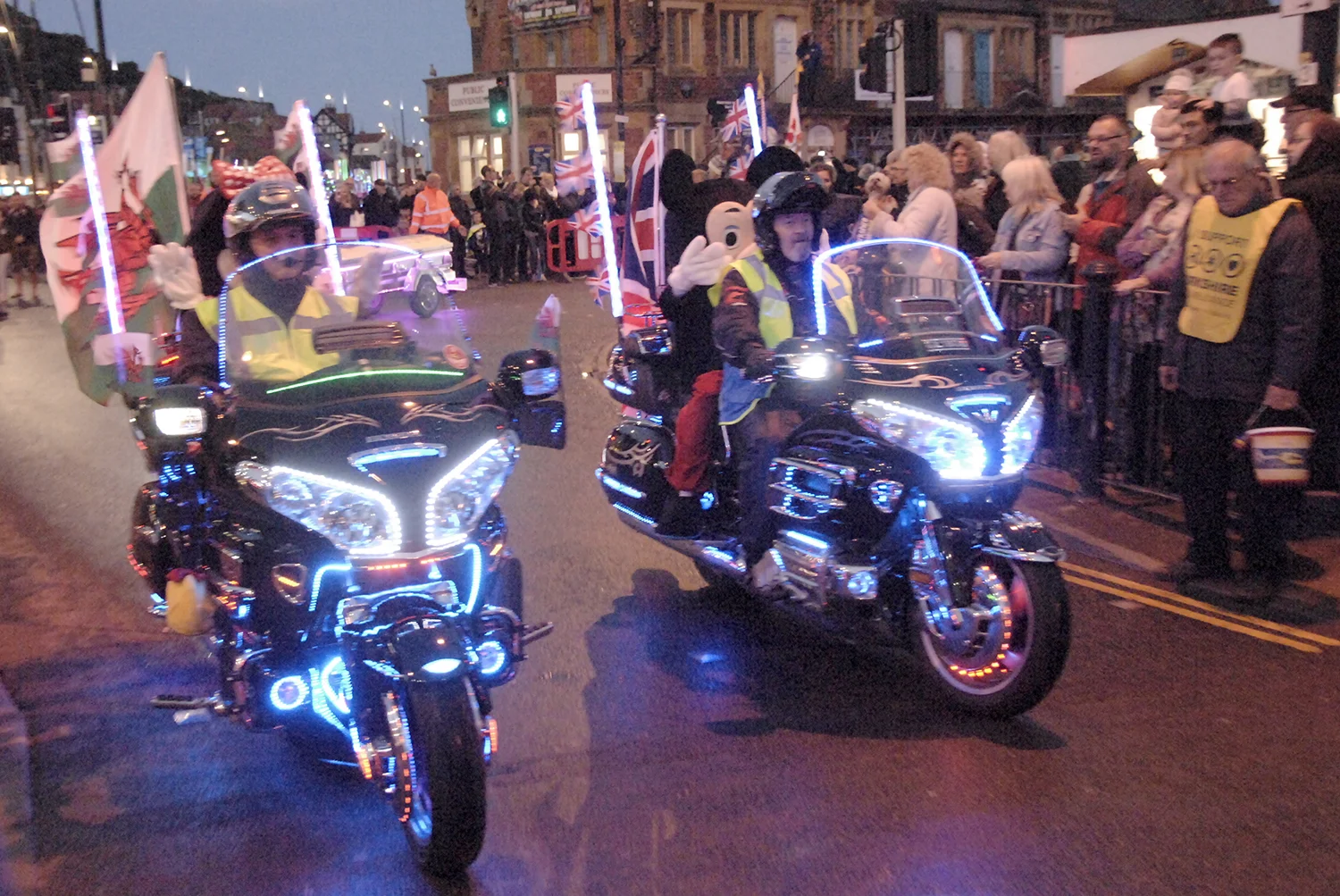 Scarborogh GoldWing Light Parade