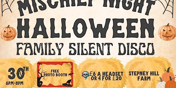 Mischief Night – Halloween Family Silent Disco (Two DJ Battle)