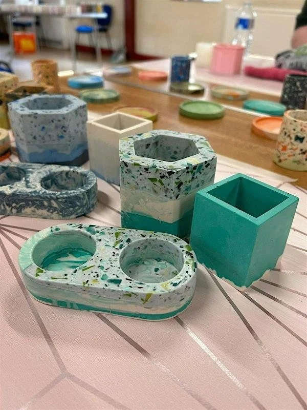 The Jesmonite Cactus &amp; Candle Pots Workshop with Objectify