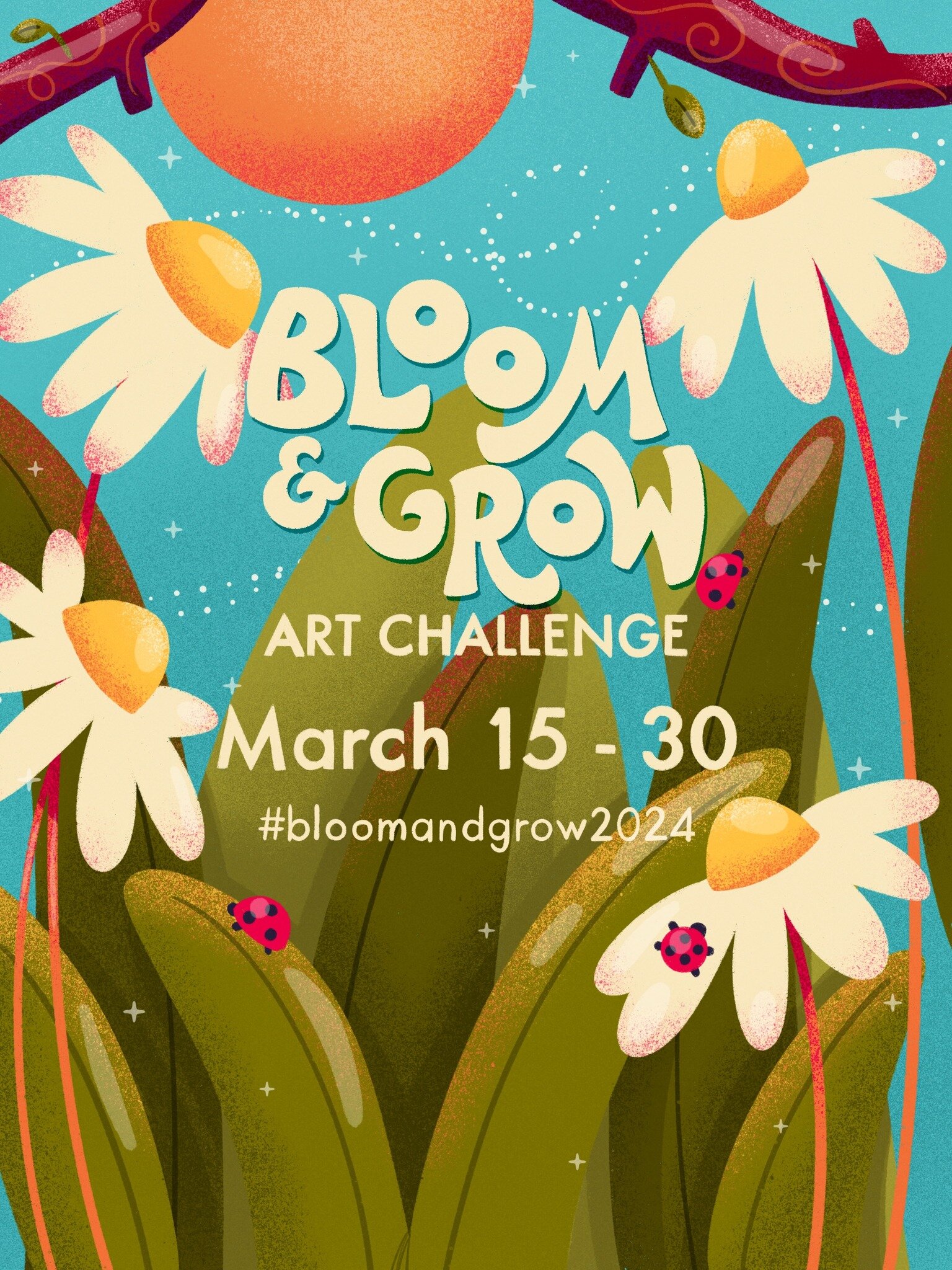 🌸🌺❤JOIN OUR #BLOOMANDGROW2024 DRAWING CHALLENGE 🌸🌺🍄

Get ready for another Bloom And Grow challenge that starts on March 15th!

Let's celebrate spring and the nature awakening together. 

If you've taken part of our last challenge you know how i