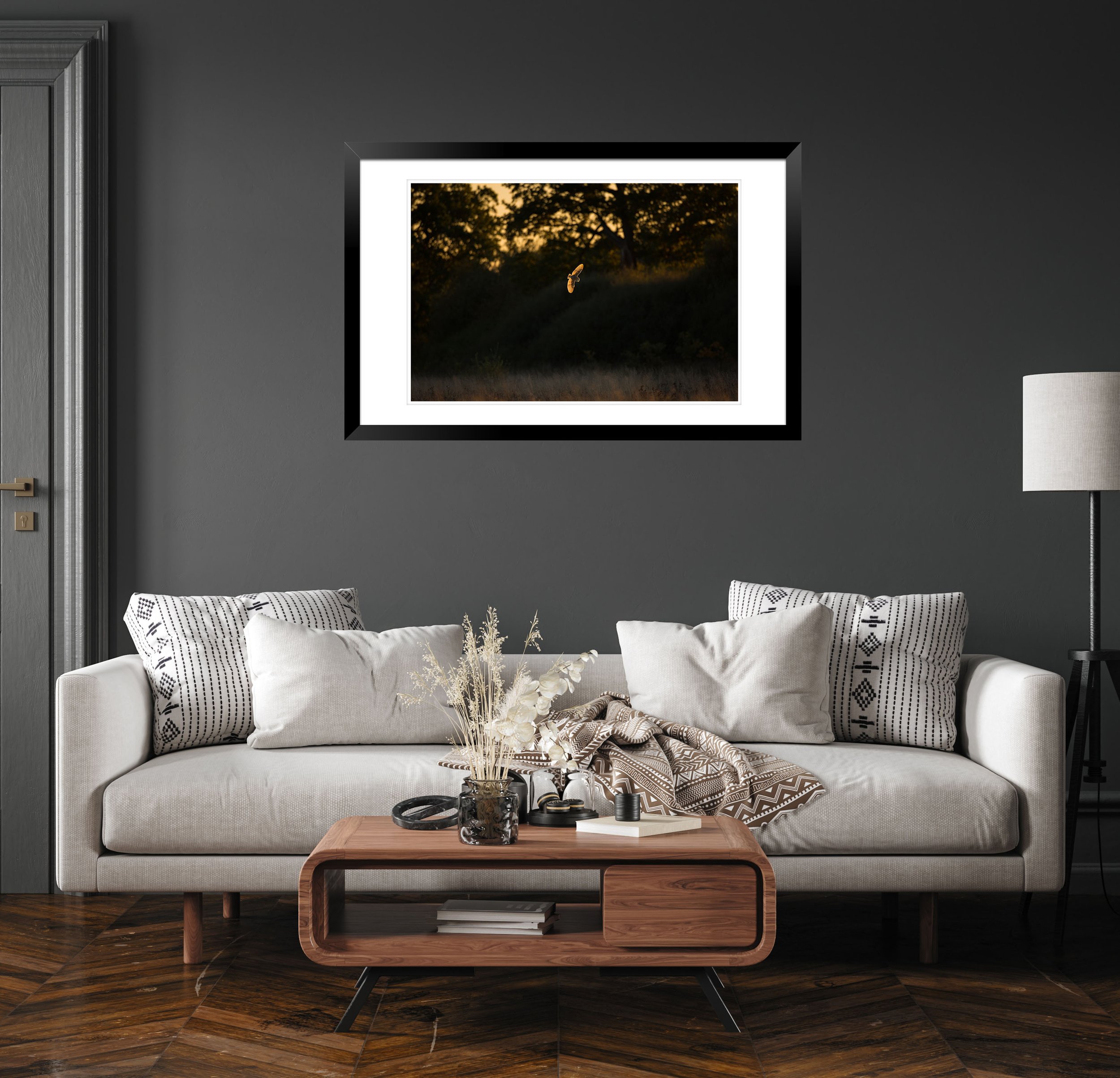 Barn_Owl - Ewan_Crosbie - DuskHunter - Fine_Art_Wildlife_Photography_Print - Living Room.jpg