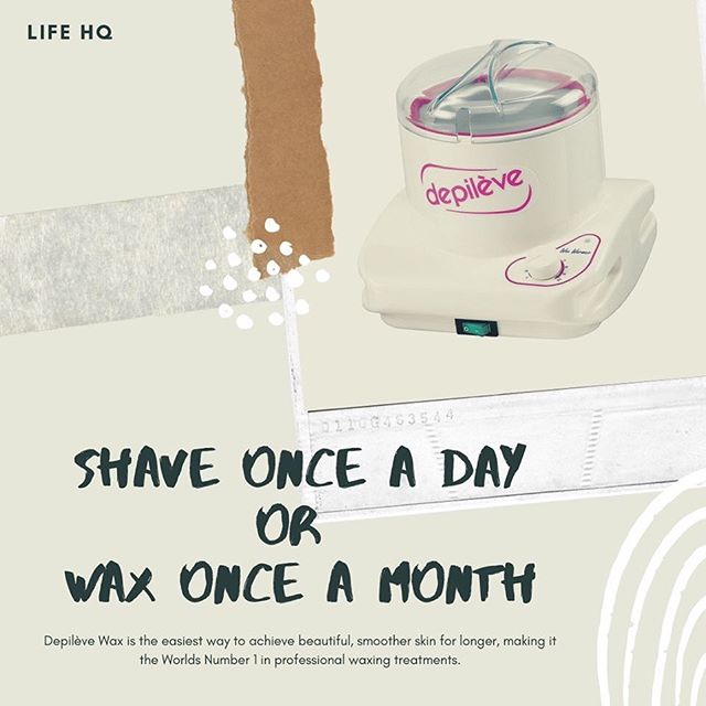 ❣️ SICK OF SHAVING? ❣️ Why shave almost everyday when you could wax once a month. 
Waxing is one of our most popular treatments in Life HQ.

We use the amazing depileve wax, not only because it is on the best, with so many benefits, we enjoy it so mu