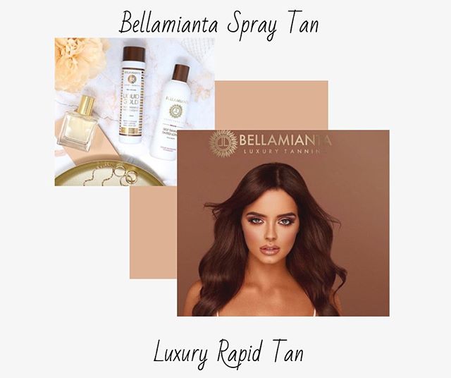 ☀️ BE BRONZED, BUT WITHOUT THE SUN ☀️ - Bellamianta Spray tan is one of our most popular tans. - It might just be what you need to start you weekend! - Your Bellamianta tan should last between 3-5 days, and with good preparation and moisturising it c