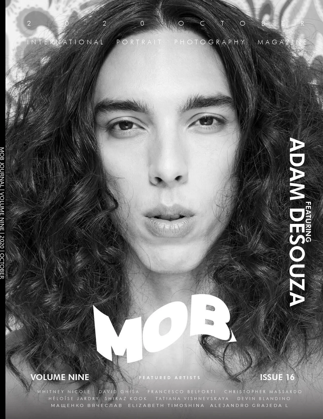 Adam covers Mob Journal October 2020