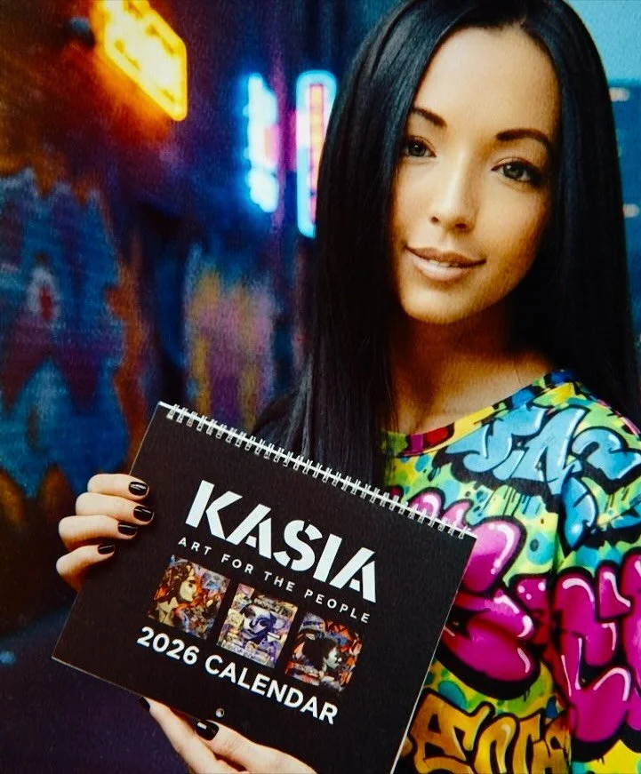 2026 Calendar out now (link in bio &amp; comments)

From my newest series, titled &ldquo;Sanctioned. Permission to Free Yourself.&rdquo; 🦋has been a labor of love since 2021. Excited to share a glimpse of it. 

#calendar #streetart #graffitiart #str