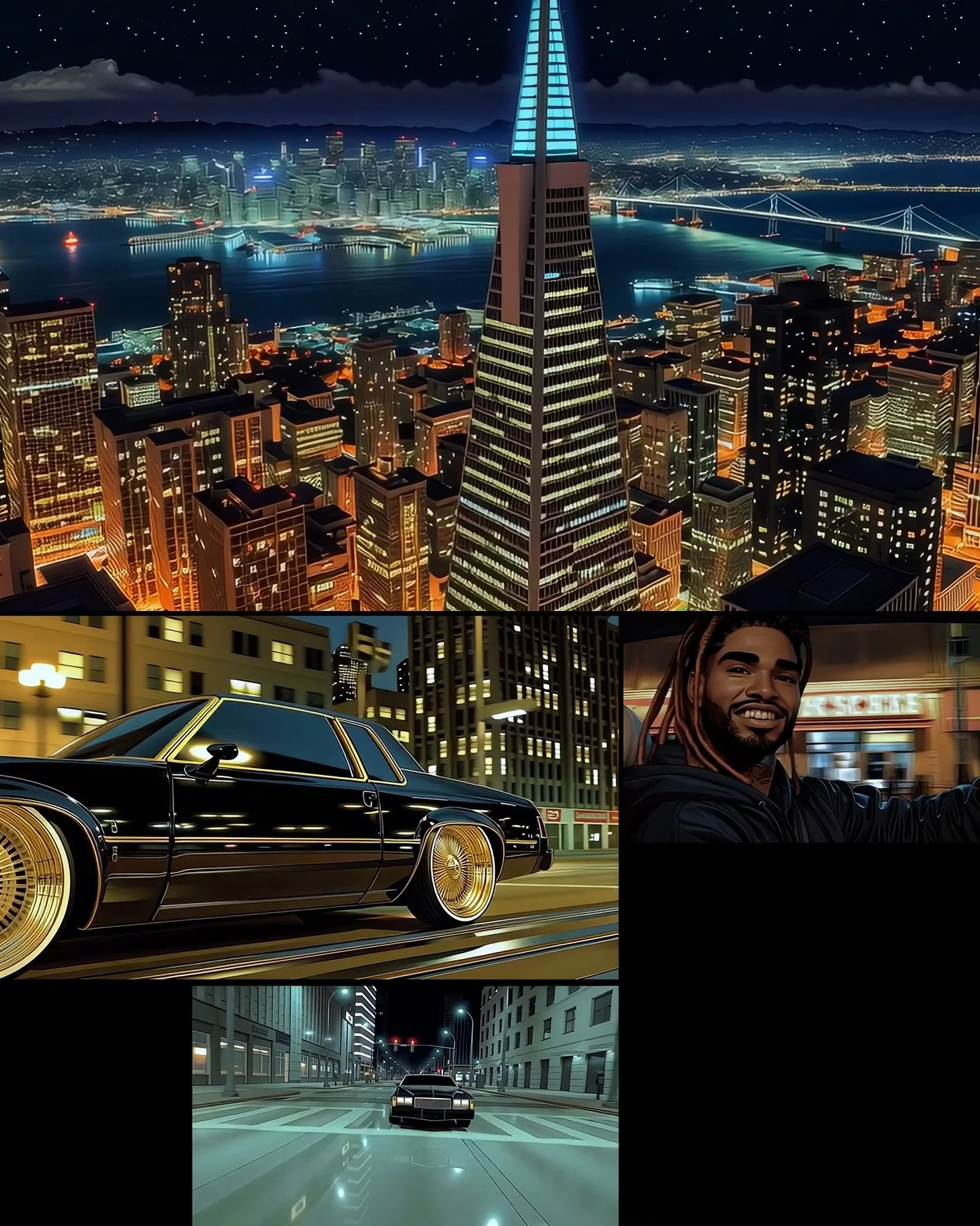 Switch&rsquo;n Lanez: The first AI short out the Bay. ✊🏾✊🏾
The real culture, the real hustle, and the messy nights we all know too well.

#BayAreaUncut
#AIshort #AIanimation #MidJourney #RunwayML #BlackAI #BlackAnimation #BayAreaCulture #SwitchnLan