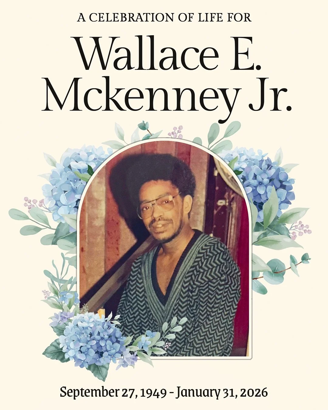 We lost my half brother, Edward Wallace McKenney, on January 31, 2026. He was 76. 🙏🏽

He was from a different generation than me, old enough to be my dad, and most of my childhood was just me and my mom. But Edward was always part of the story.

Ed