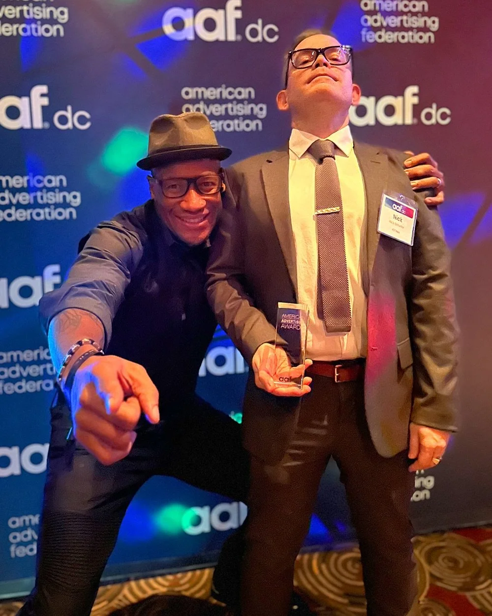 Washington DC showed me a lot of ❤️ this weekend.

Hung out with coworkers, picked up an ADDY Award @aaf_dc , and then slid over to Blerdcon @blerdcon where the costumes, art, and creativity were next level. Also met some really dope Black animation 