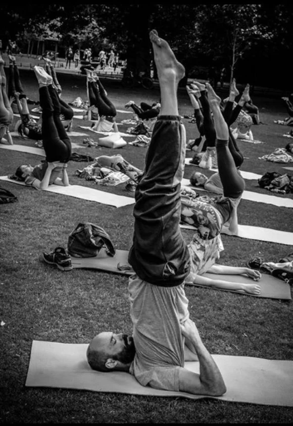 Online classes provide men with an opportunity to explore yoga, mindfulness and meditation at home.  