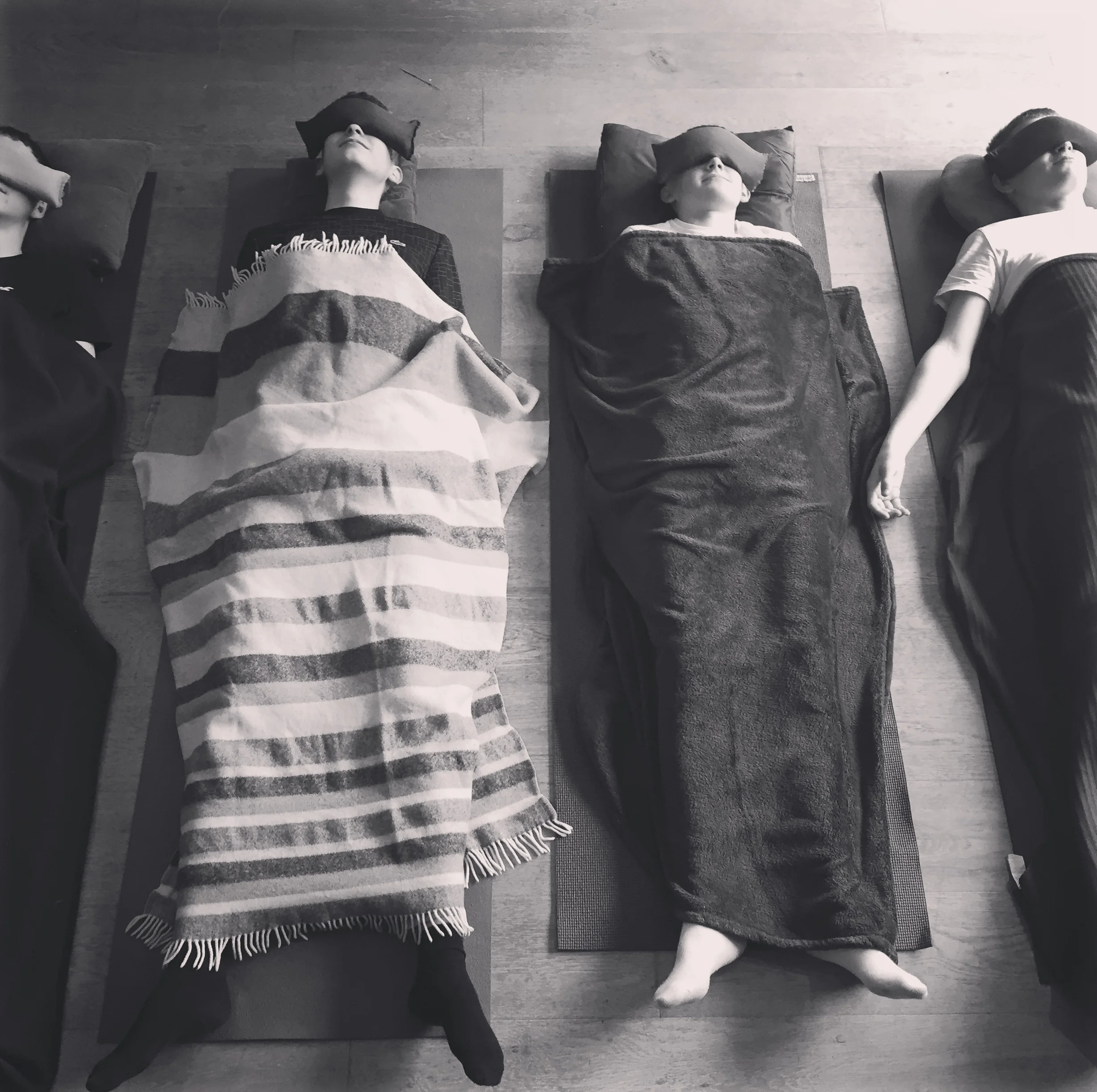 In order to relax deeply we must first engage. 