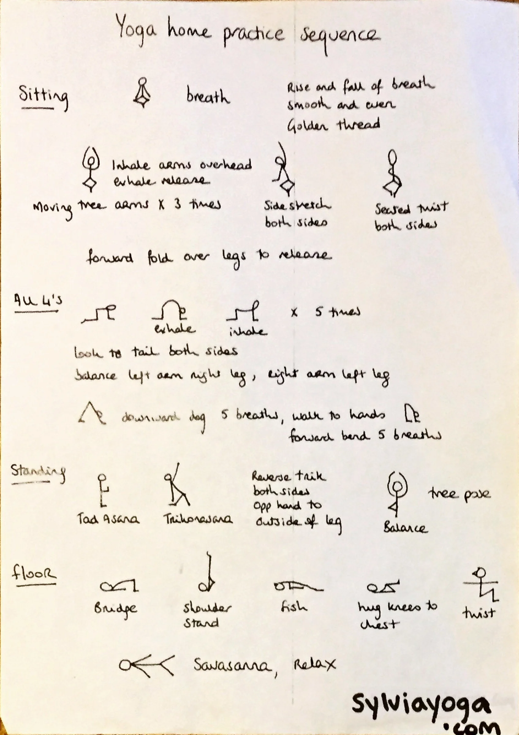 A simple classic hatha yoga home practice. 