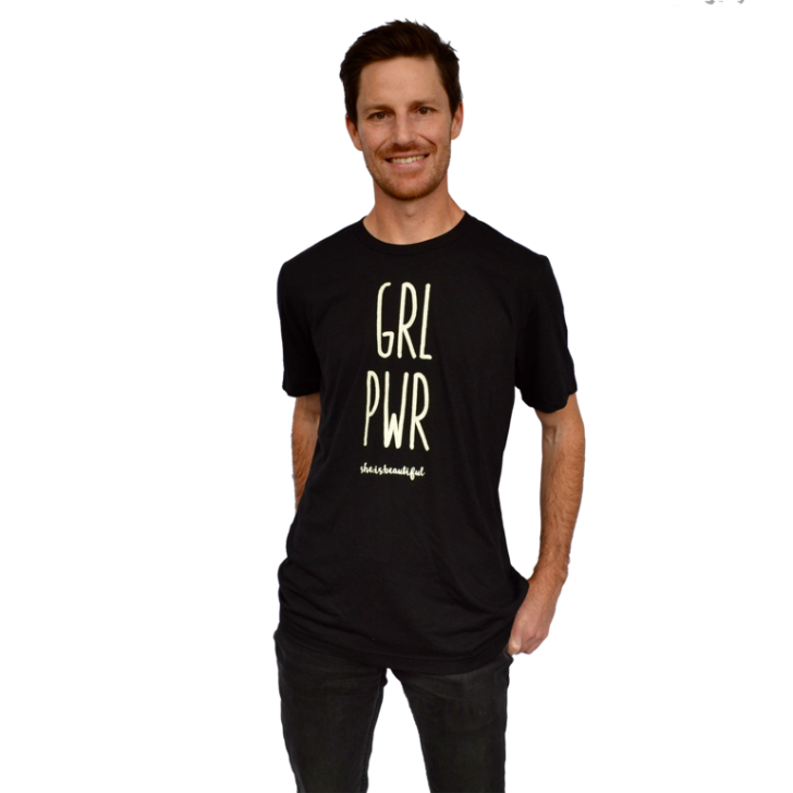 That just about says it all. Aaron moonlights as a part-time model. 