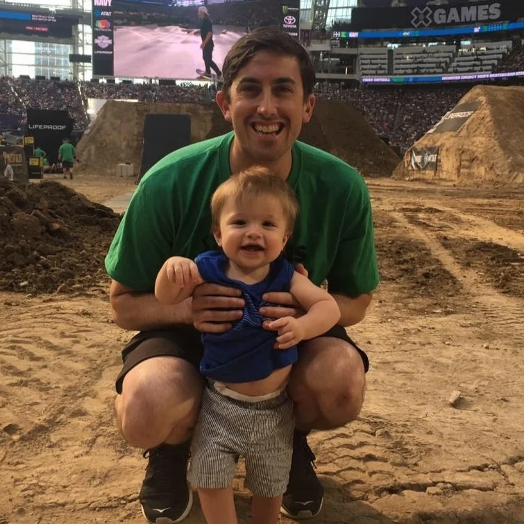 Jameson is the big one. Tanner is the cute one. Both like playing with dirt. The Big One is also currently on loan to ESPN's X Games. 