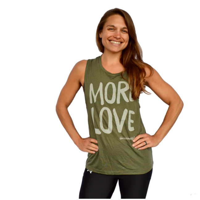 Katie can answer a week's worth of emails from "interesting" runners, set up a start line and then run that same half marathon. She has energy. 