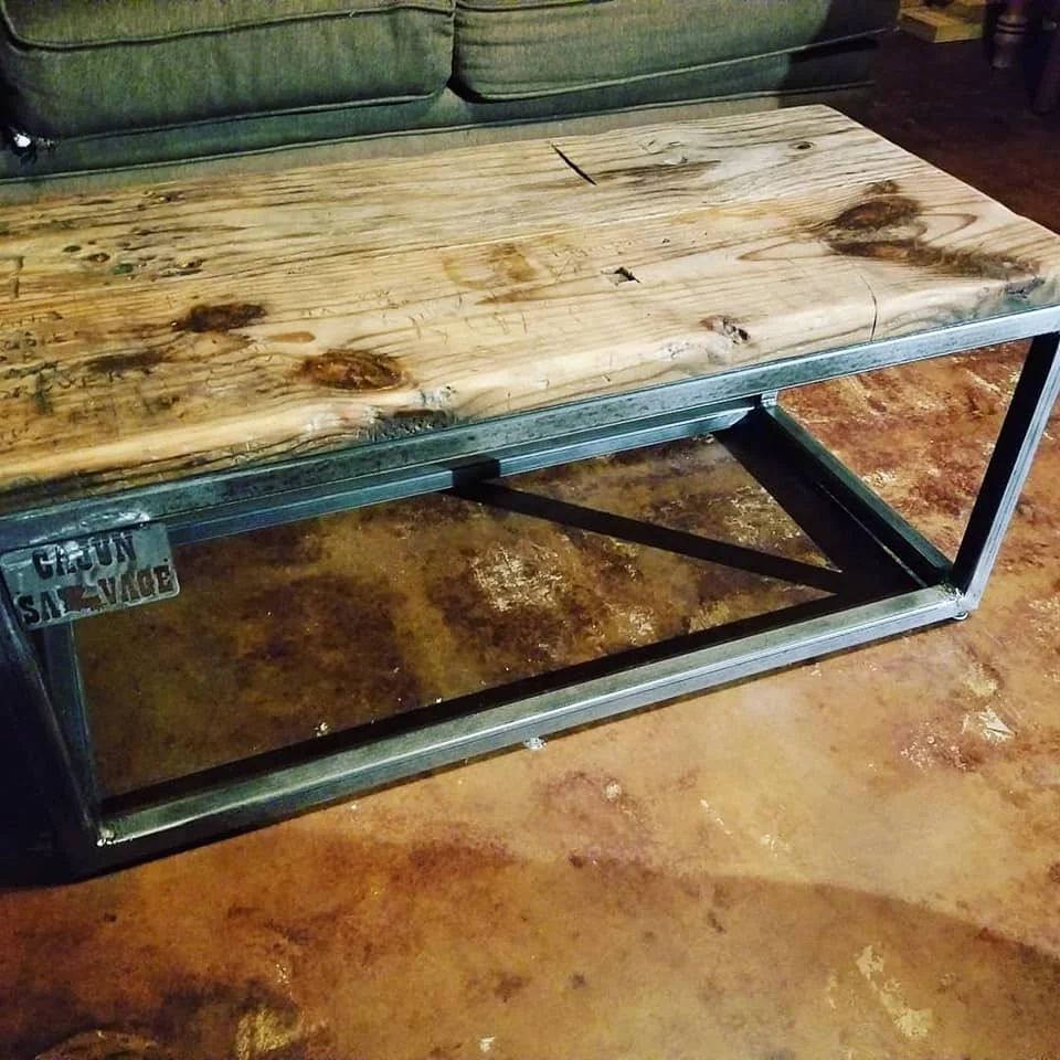 Reclaimed pine coffee table