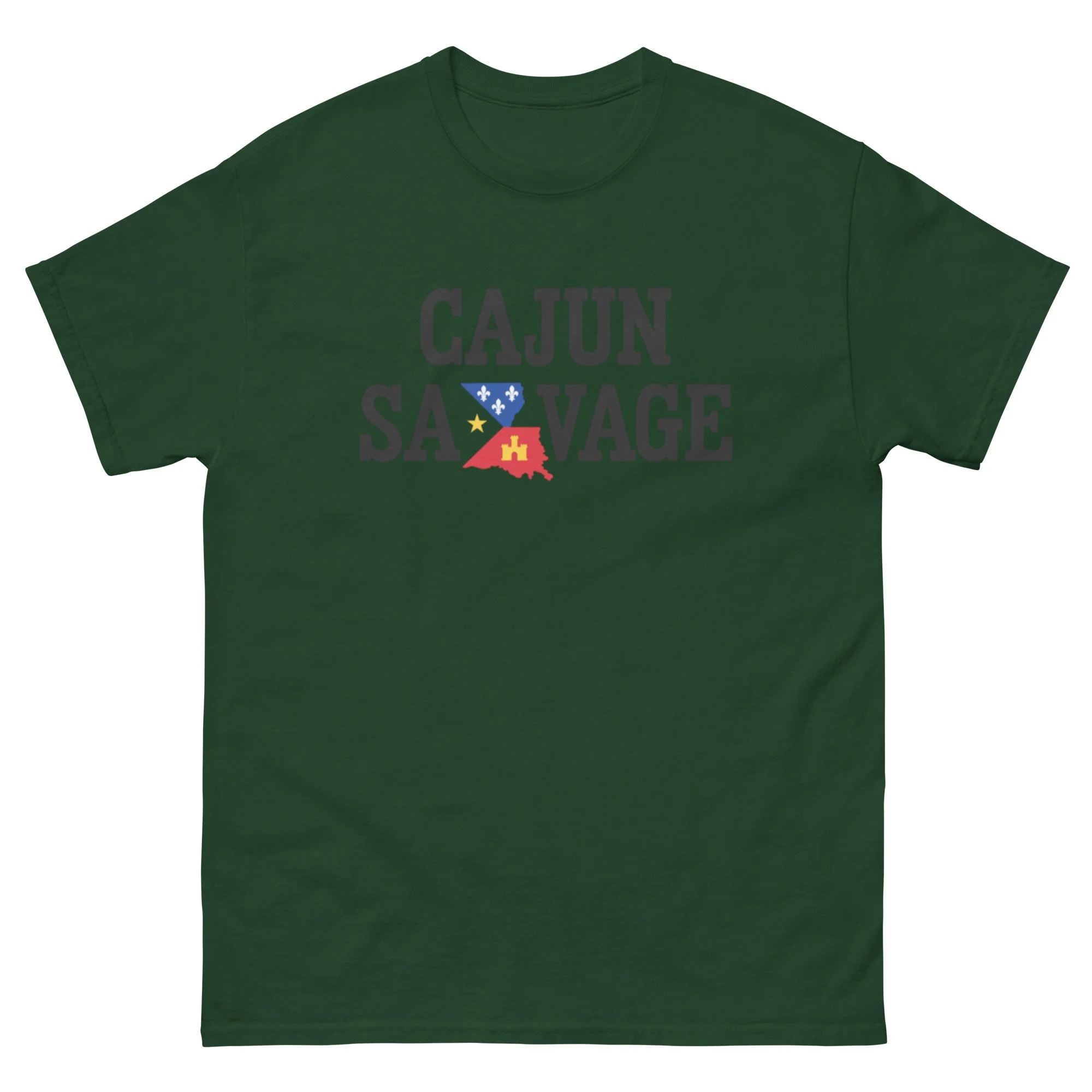 unisex-classic-tee-forest-green-front-6ac32799b4de9.jpg