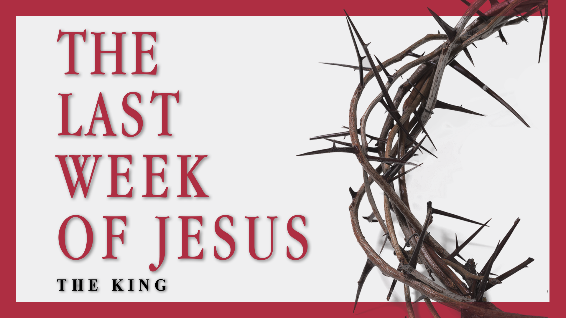 We will prepare to celebrate Easter by taking a closer look at the days of Christ’s life just before his crucifixion and resurrection. We will explore and learn how Jesus’ teachings and actions in those last moments can motivate our passion for living in our Savior’s footsteps.