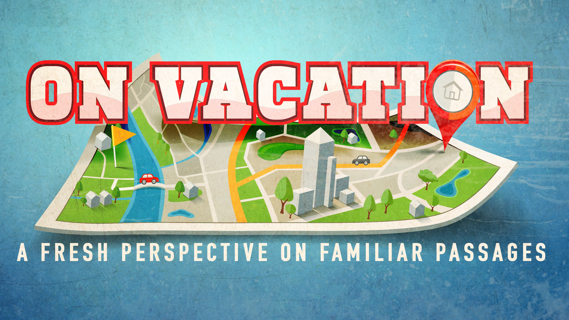 Vacations not only help us to rest and refocus, they can also allow us the time to get a fresh perspective on our struggles and challenges.This summer we will travel together through familiar passages of scripture to gain a renewed awareness of how God is working in and through our lives.