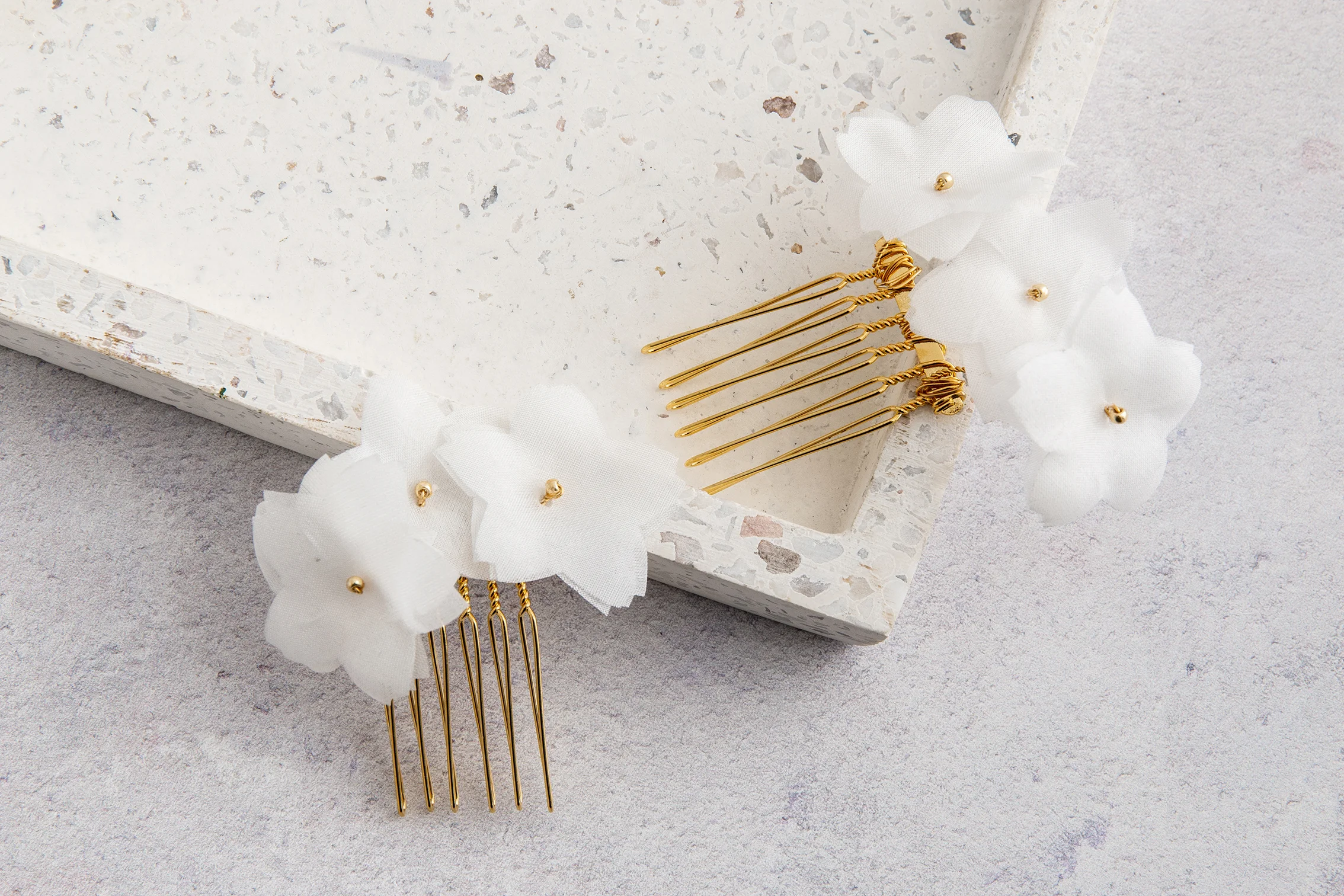 White Silk Flower Hairslides.jpg
