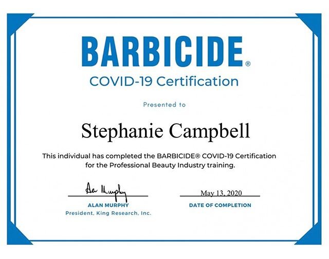 When we get the go ahead, we&rsquo;re preparing for everyone&rsquo;s safety. ❤️ #barbicidecertified