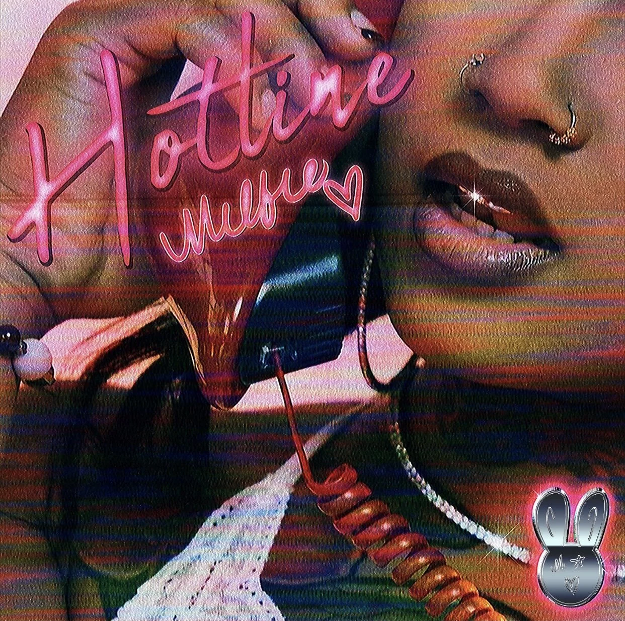 HOTLINE album art by Milfie. Shot by Lo_Cayne