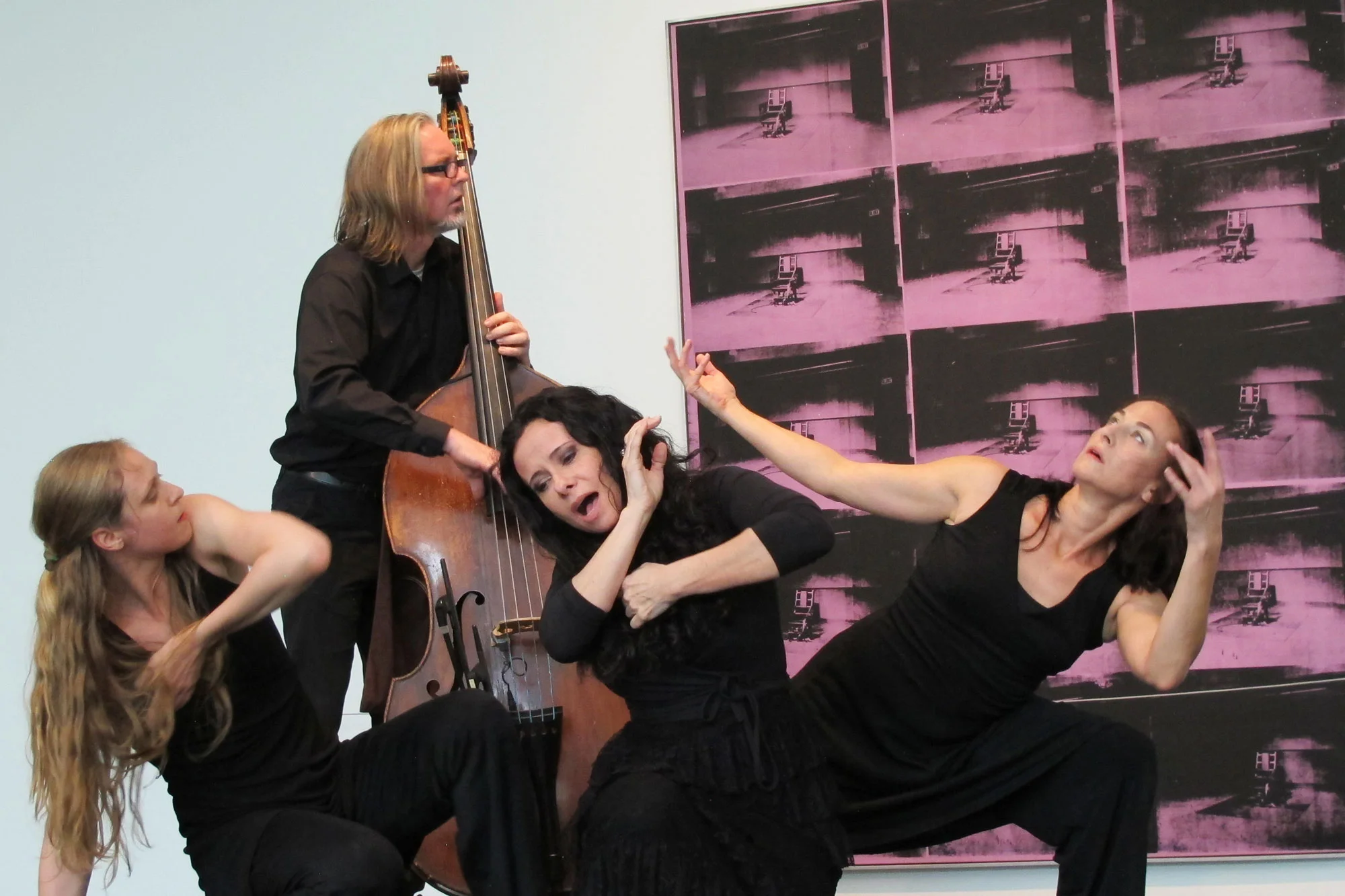 Siren on the Sabine. Misha Penton, soprano, concept text, artistic direction. Thomas Helton, double bass. Music devised by Misha Penton and Thomas Helton. Toni Valle and Lindsey McGill, dancers