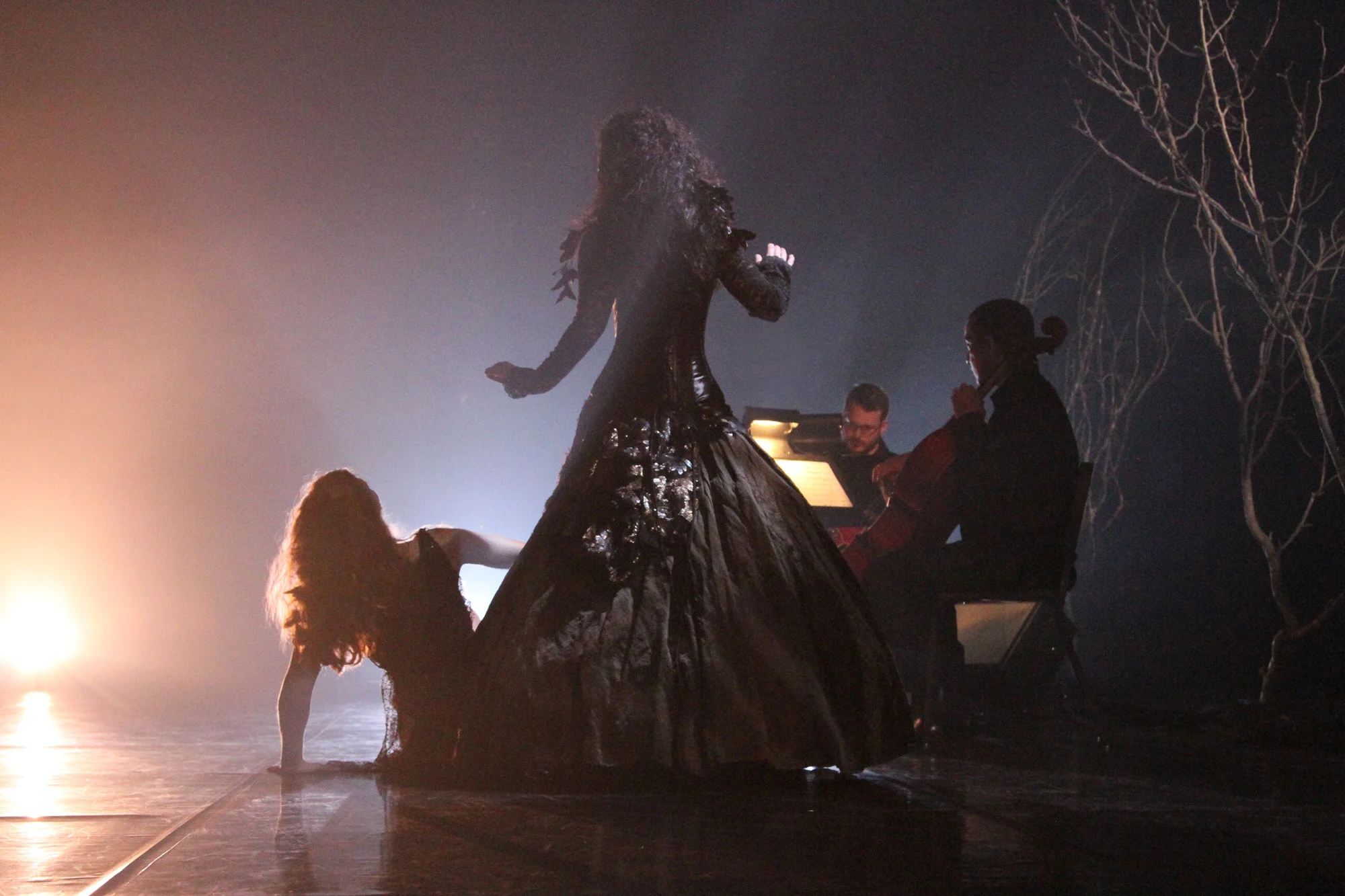 Misha Penton, soprano, director, producer, concept, lyrics Music by George Heathco. Misha Penton, soprano. George Heathco, electric guitar. Daniel Saenz, cello. Meg Brooker, dancer.