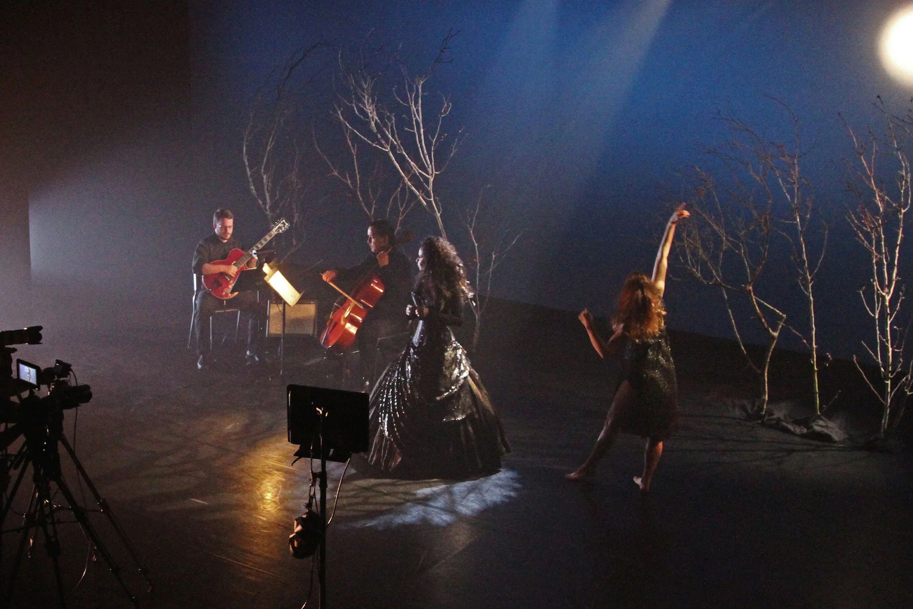 Misha Penton, soprano, director, producer, concept, lyrics Music by George Heathco. Misha Penton, soprano. George Heathco, electric guitar. Daniel Saenz, cello. Meg Brooker, dancer.