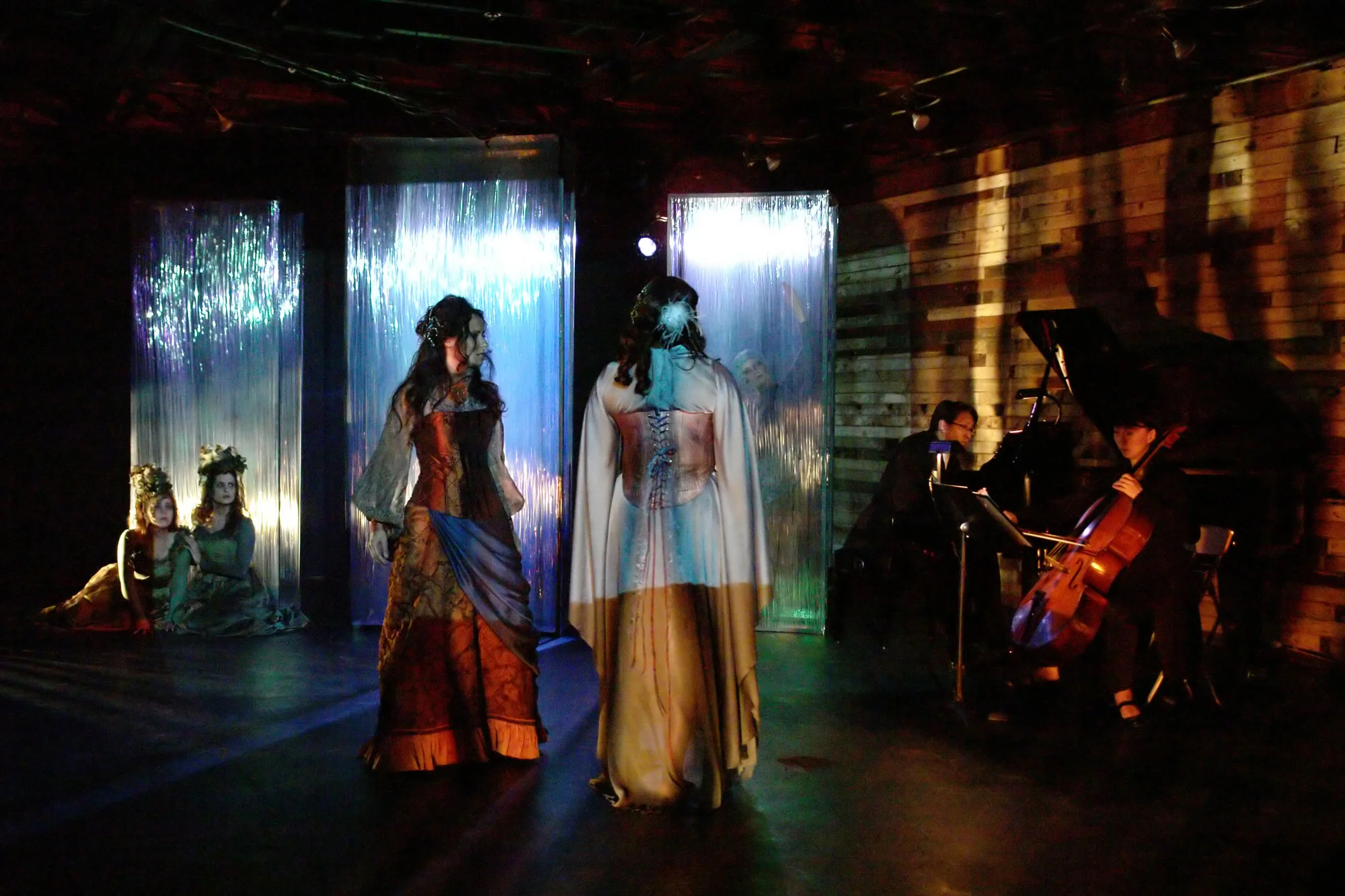 Selkie. Misha Penton, soprano, concept, libretto, director, producer. Music by Elliot Cole. Meg Brooker, dancer & choreographer. Lighting by Megan M. Reilly. Sets, David A. Brown & Michael Crowder. Costumes, Sarah Mosher. 