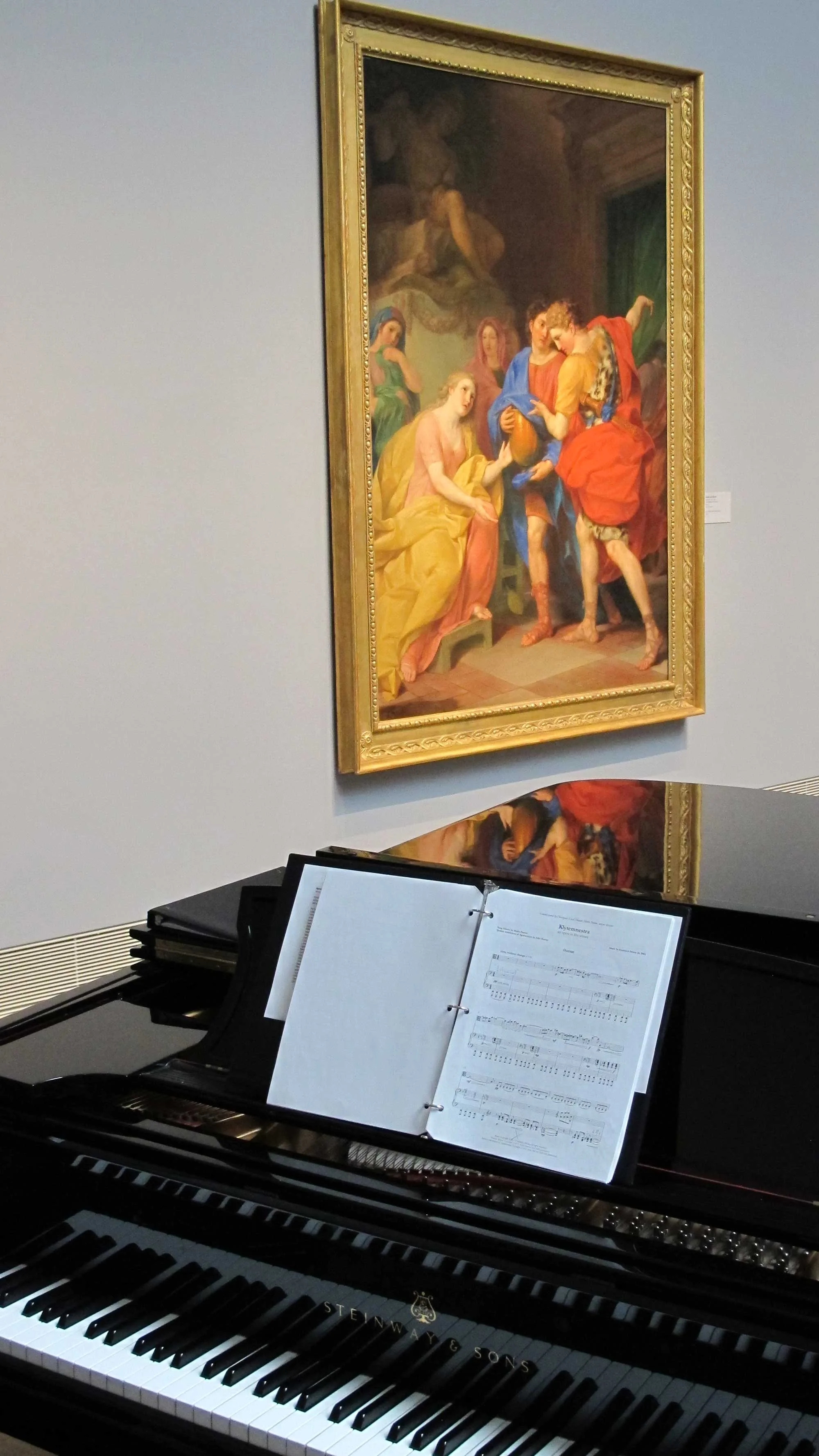 Klytemnestra. Misha Penton, soprano, artistic director, concept and libretto. A new chamber opera with music by Dominick Diorio. Meredith Harris, viola. Kyle Evans, piano. Meg Brooker, dancer.