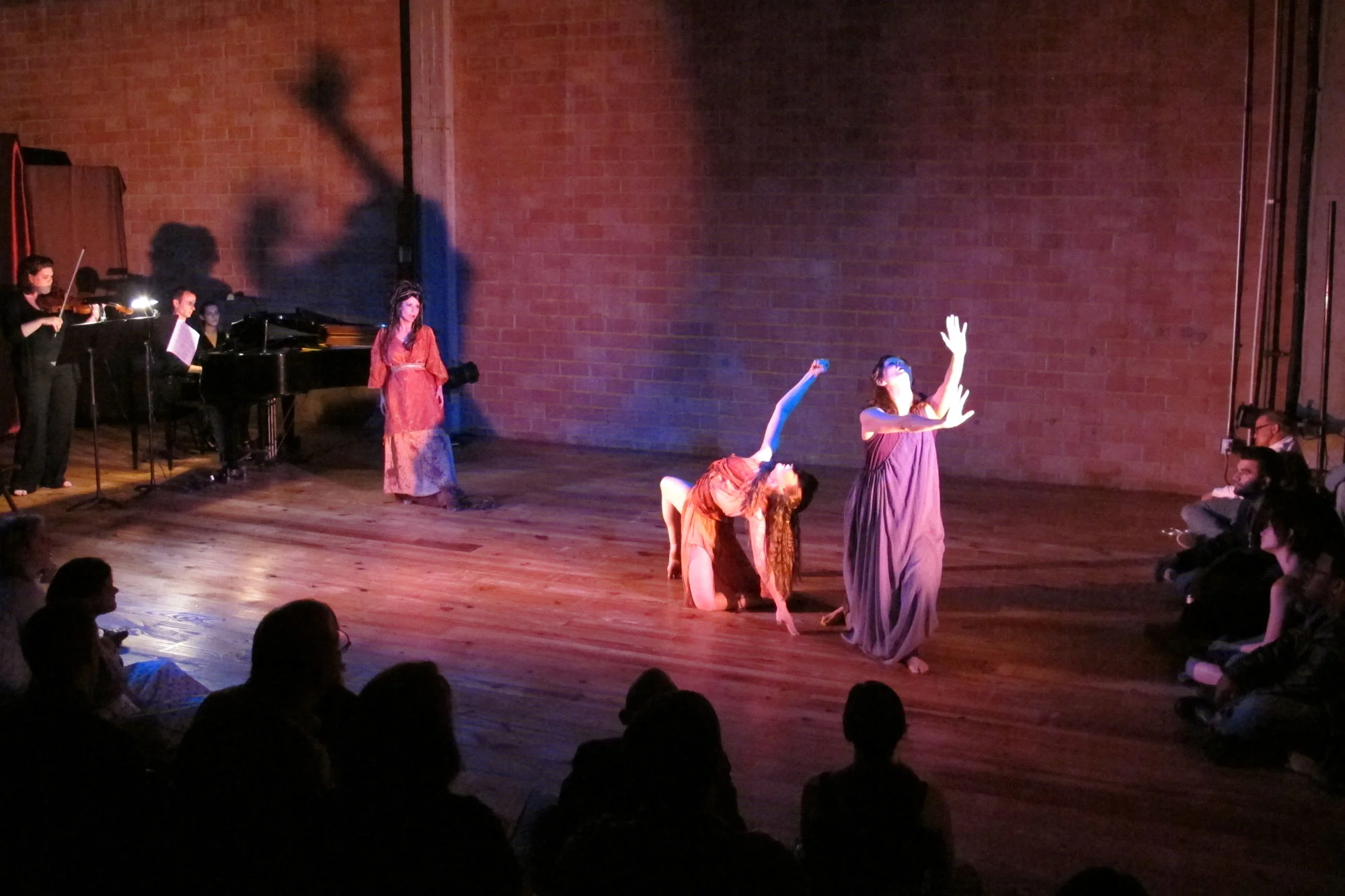 Klytemnestra. Misha Penton, soprano, artistic director, concept and libretto. A new chamber opera with music by Dominick Diorio. Meredith Harris, viola. Kyle Evans, piano. Meg Brooker, dancer. Miranda Carol Morris, actor.