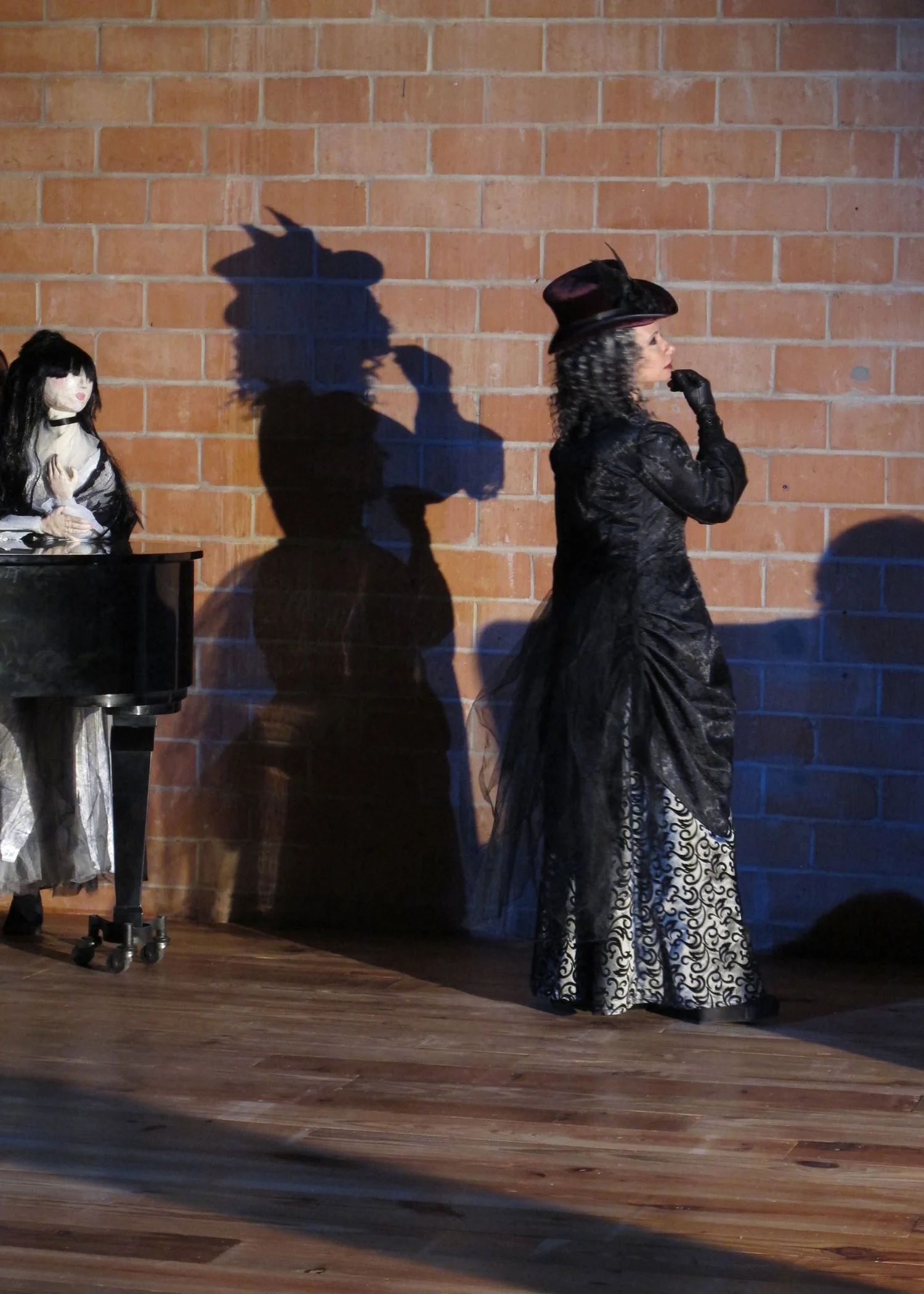Misha Penton: Soprano, artistic direction, production design concept, curation, French translations with Alison Greene, soprano. Meg Brooker, dancer. Jon Harvey, actor. Kelly Switzer, puppeteer. George Heathco: composer & electric guitar. Jeremy Wood, piano. Mini Timmaraju, tabla.