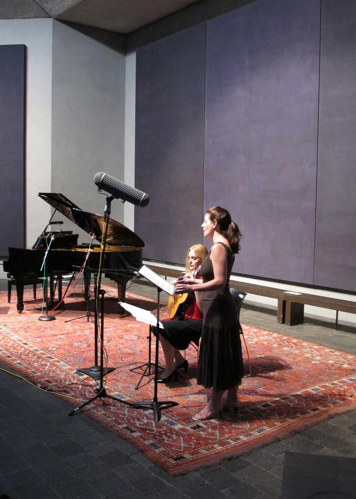 Evening Star. Art songs at the Rothko Chapel. Misha Penton, soprano & artistic director, with Alison Greene, soprano, Natasha Manley, soprano, and Michael Walsh, baritone.