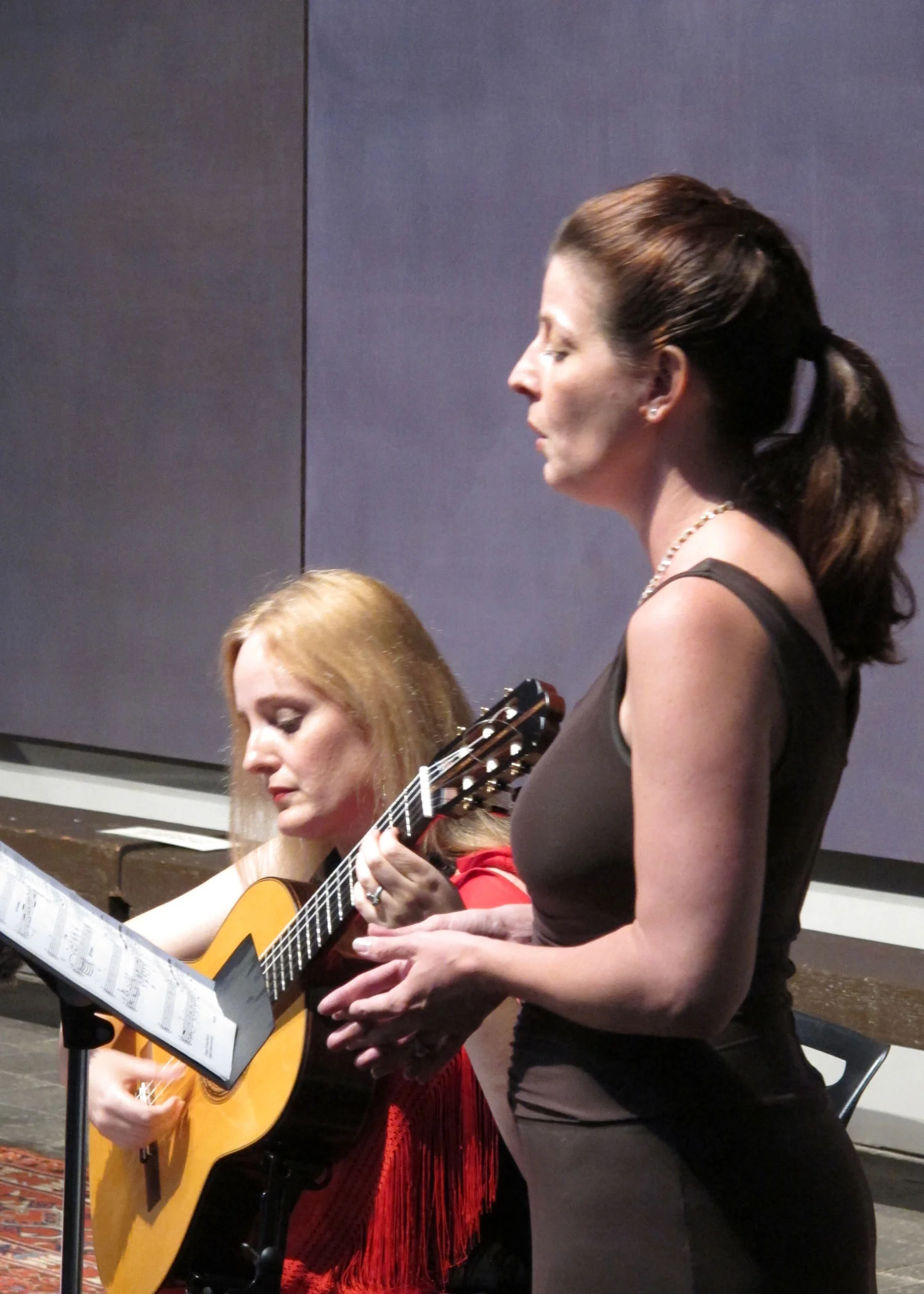 Evening Star. Art songs at the Rothko Chapel. Misha Penton, soprano & artistic director, with Alison Greene, soprano, Natasha Manley, soprano, and Michael Walsh, baritone.