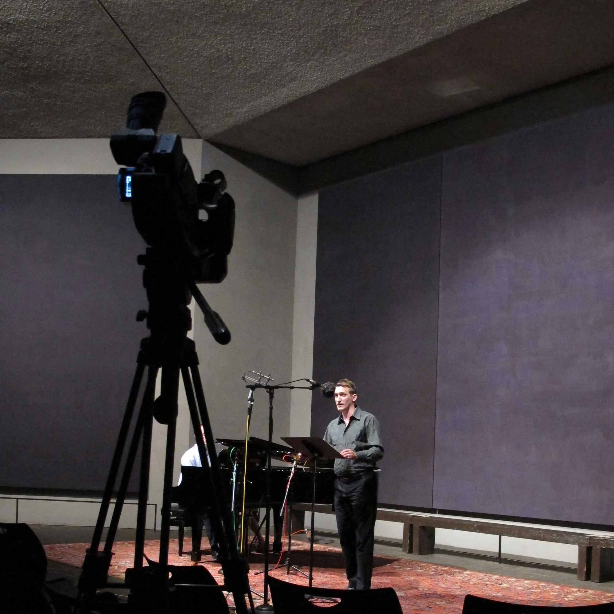 Evening Star. Art songs at the Rothko Chapel. Misha Penton, soprano & artistic director, with Alison Greene, soprano, Natasha Manley, soprano, and Michael Walsh, baritone.