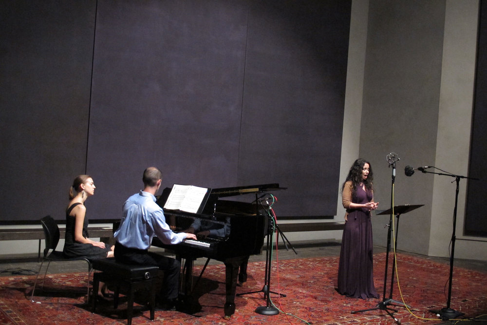  Evening Star. Art songs at the Rothko Chapel. Misha Penton, soprano &amp; artistic director, with Alison Greene, soprano, Natasha Manley, soprano, and Michael Walsh, baritone. 