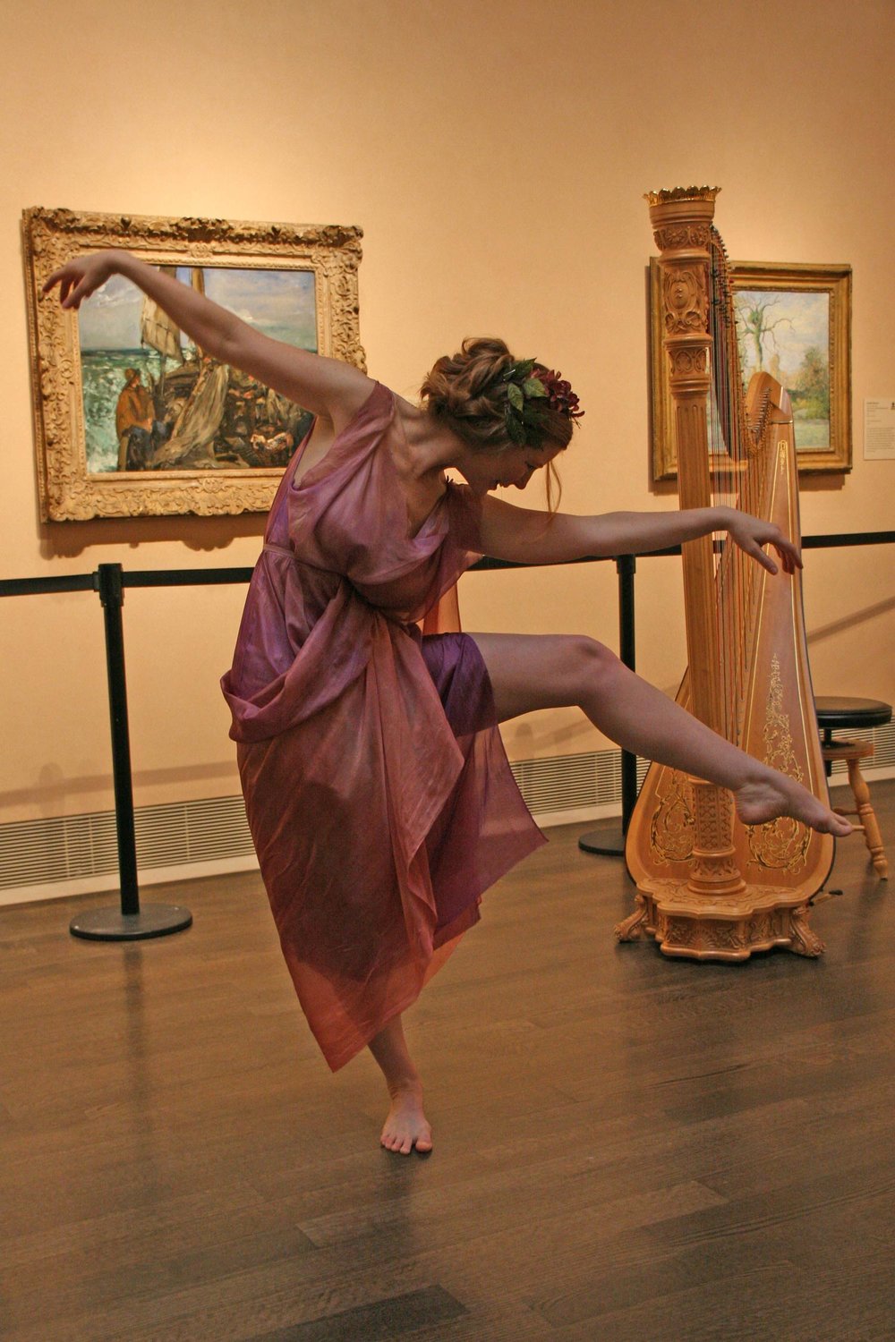   Voix et Harpe , French art song, poetry and dance at the Museum of Fine Arts Houston.&nbsp;Misha Penton, soprano, concept, artistic director, translations. Meg Brooker, dancer and choreographer.&nbsp;Joanna Elliot Whitsett, harp. Miranda Carol Morr