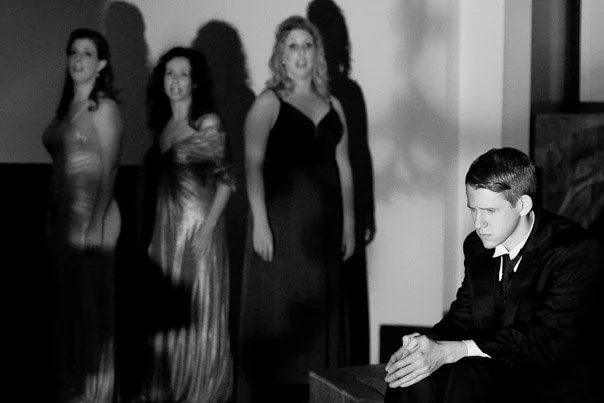 Autumn Spectre. Misha Penton, soprano, concept, director; with singers: Alison Greene, Michael Walsh, Lisa Borik. Dancer, Toni Valle. Piano, Stephen W. Jones. Photo. E. Melear.