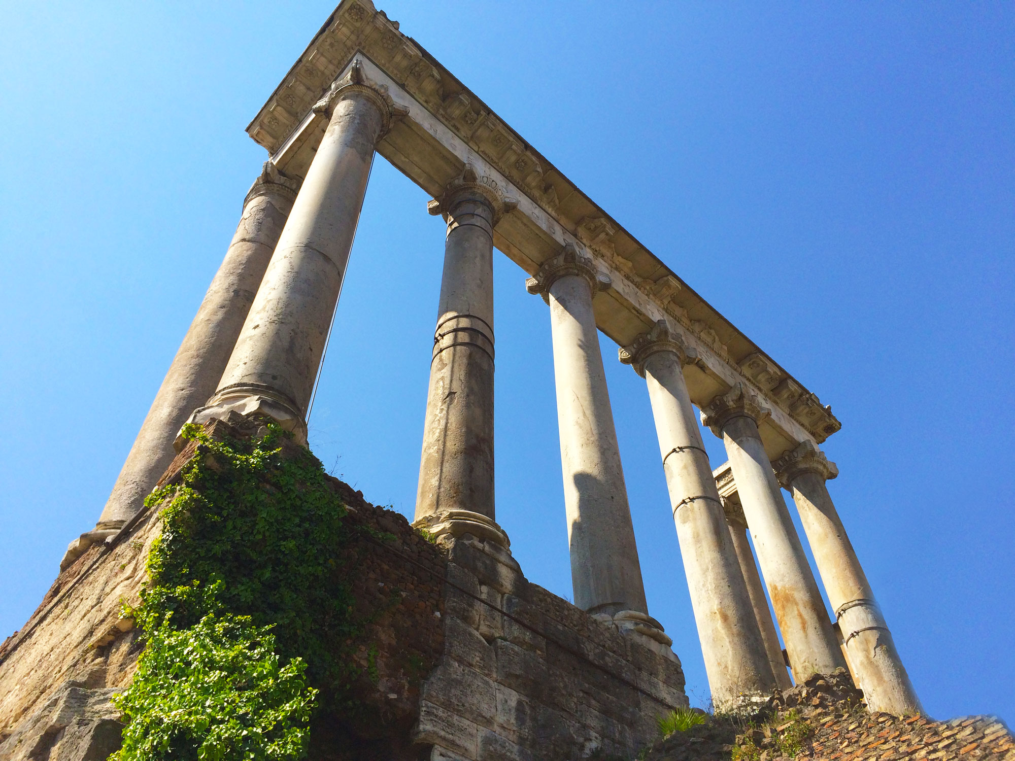 Temple of Saturn. Roman Forum. Photo by Misha Penton